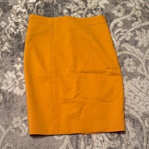H&M Elegant Orange Pencil Skirt